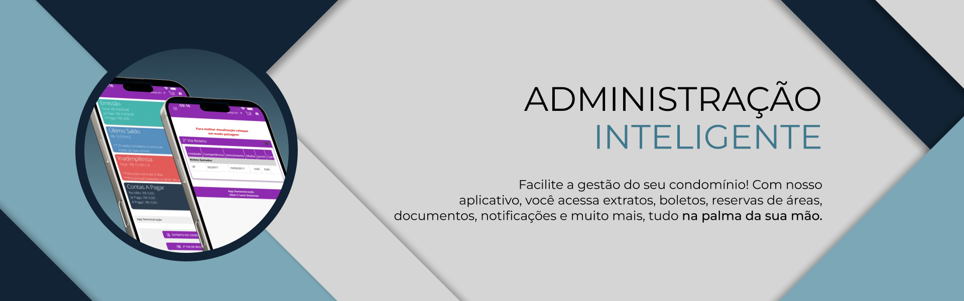 Banner aplicativo para desktop